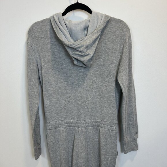 Athleta Girl Jumpsuit XL 14 Gray Hooded One of a Kind #984027 Comfort - Picture 5 of 8